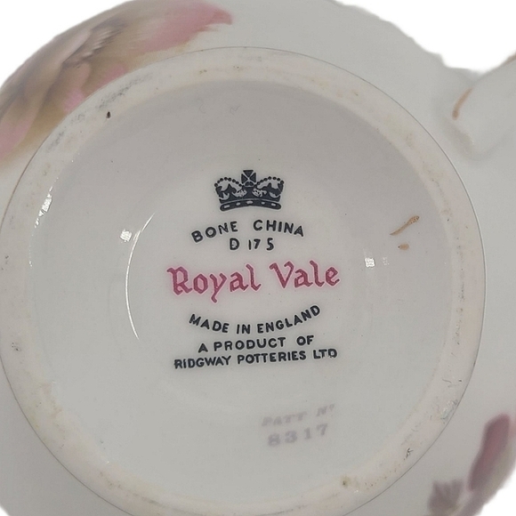 Royal Vale | Vintage Teacup & Saucer (8317) pattern from Ridgway (Ridgways) - Picture 6 of 8